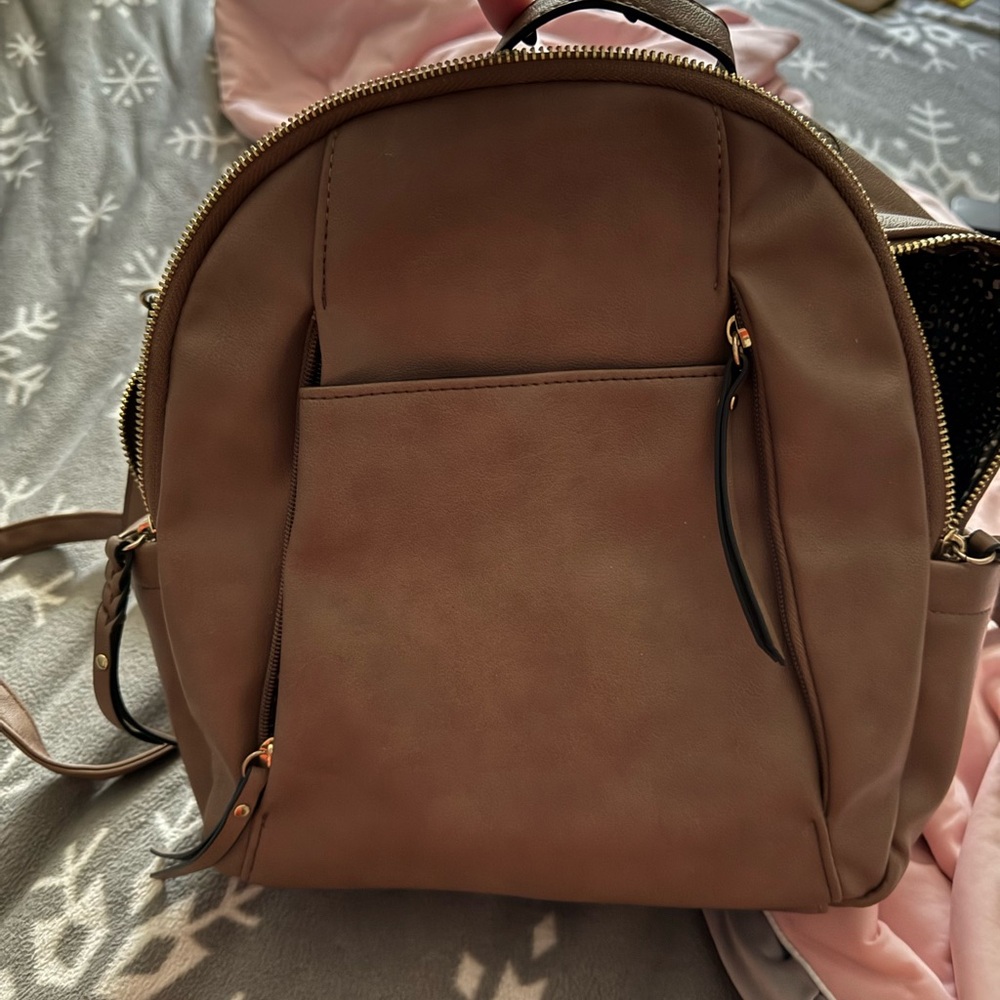 Elegant Tan Backpack